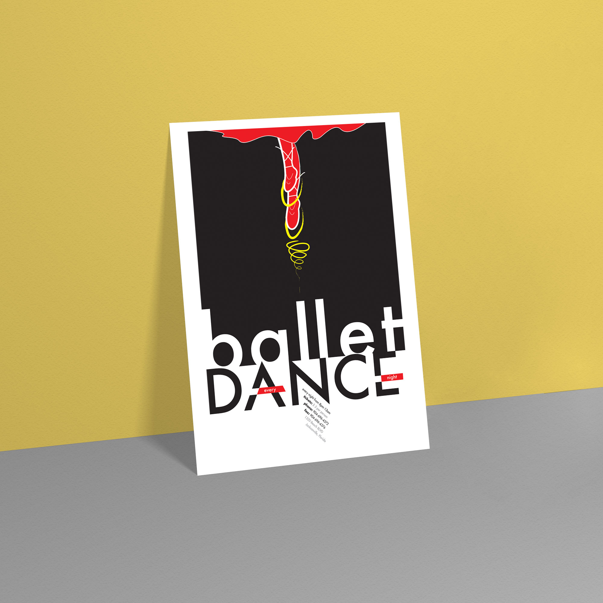 Ballet Dance Poster
