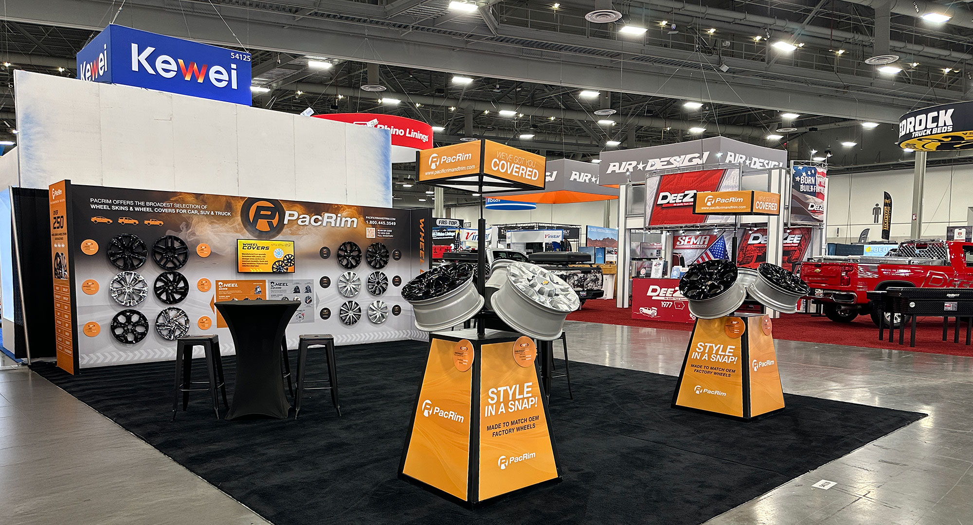 SEMA Trade Show PacRim Booth