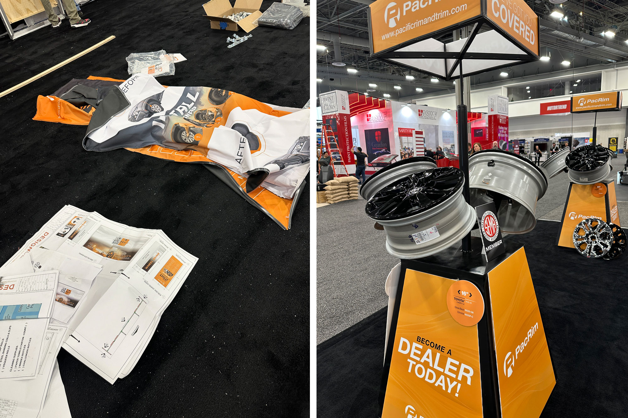SEMA Trade Show PacRim Booth